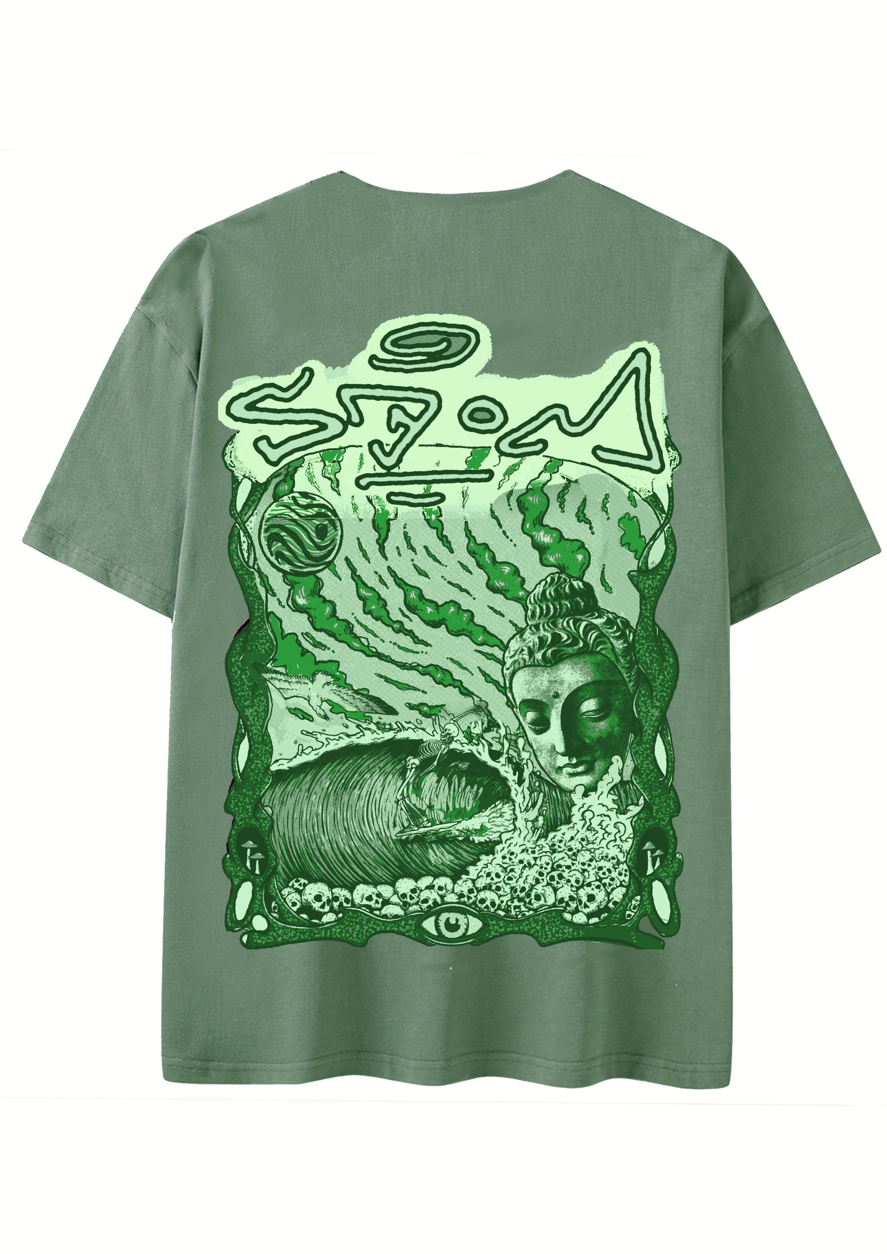 (Copy) Zen Tee- green