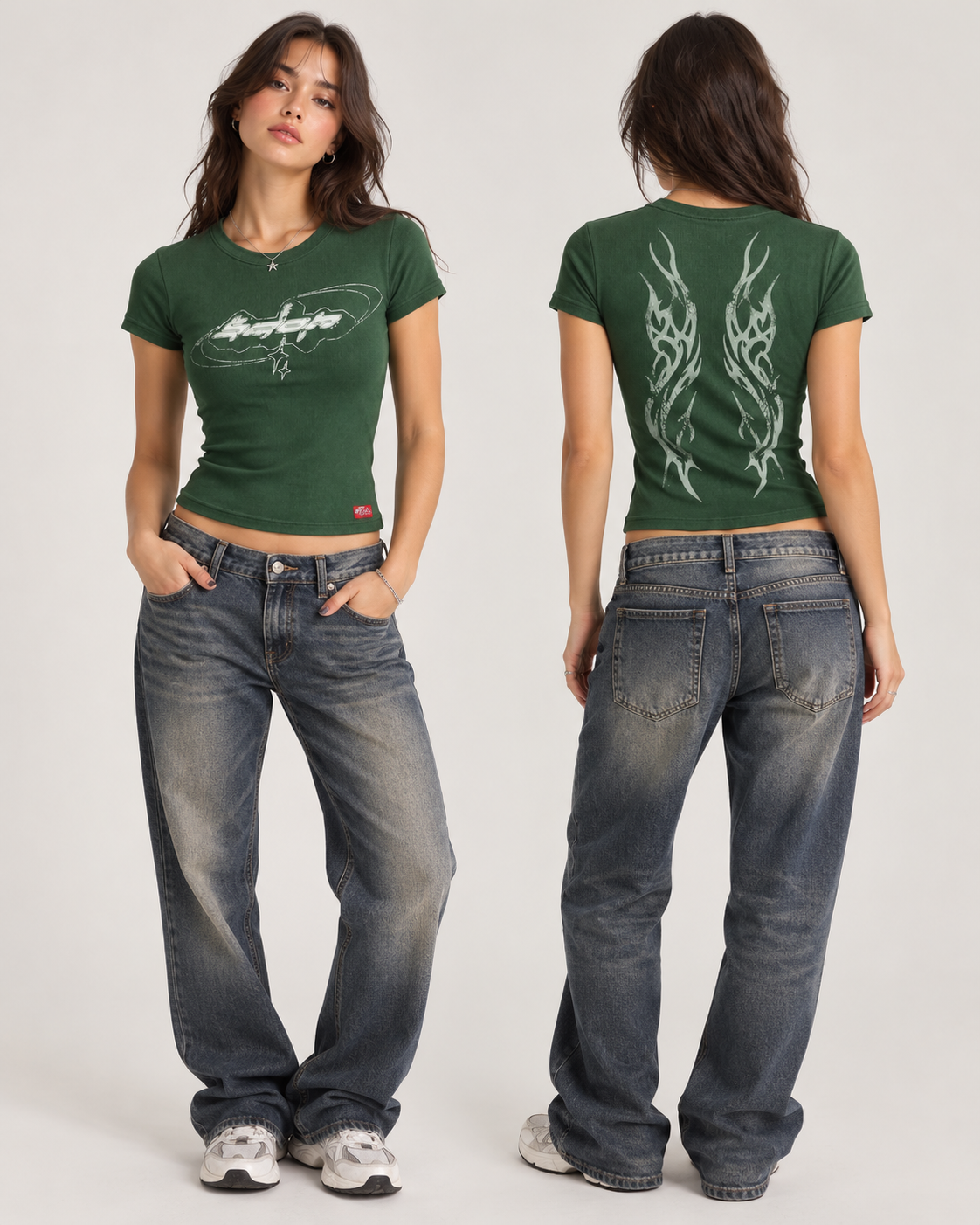 Clover baby tee