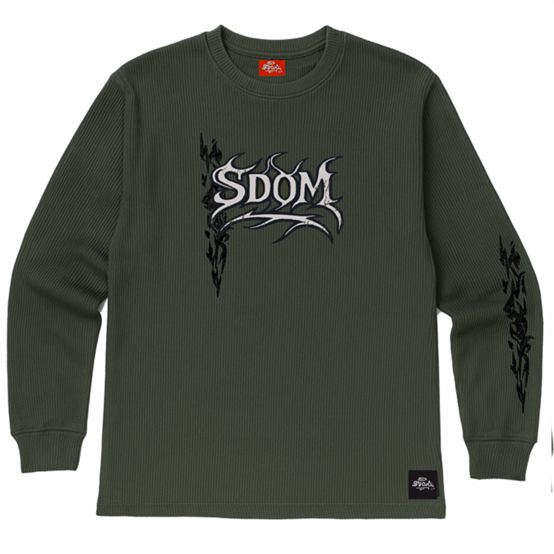FOREST WAFFLE LONG SLEEVE SHIRT