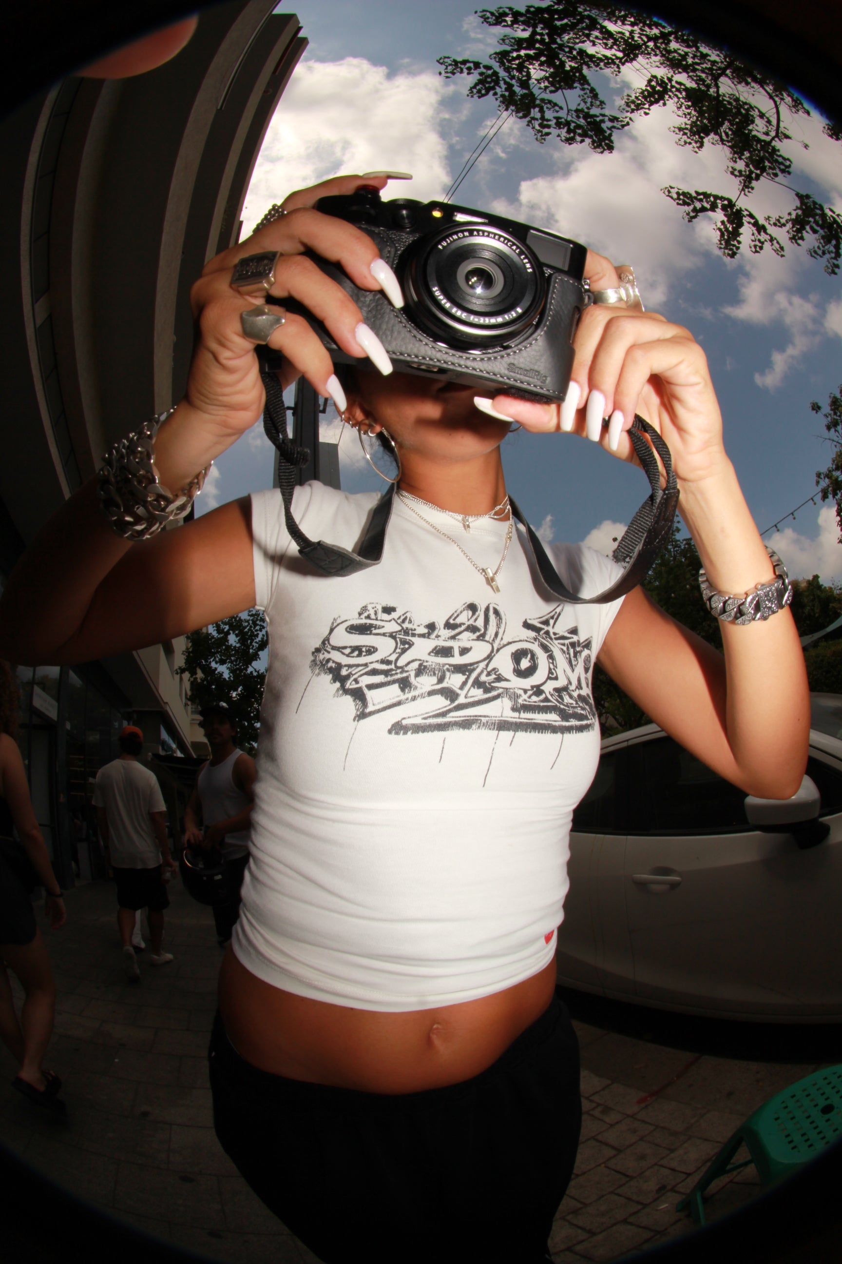 Lines Baby Tee