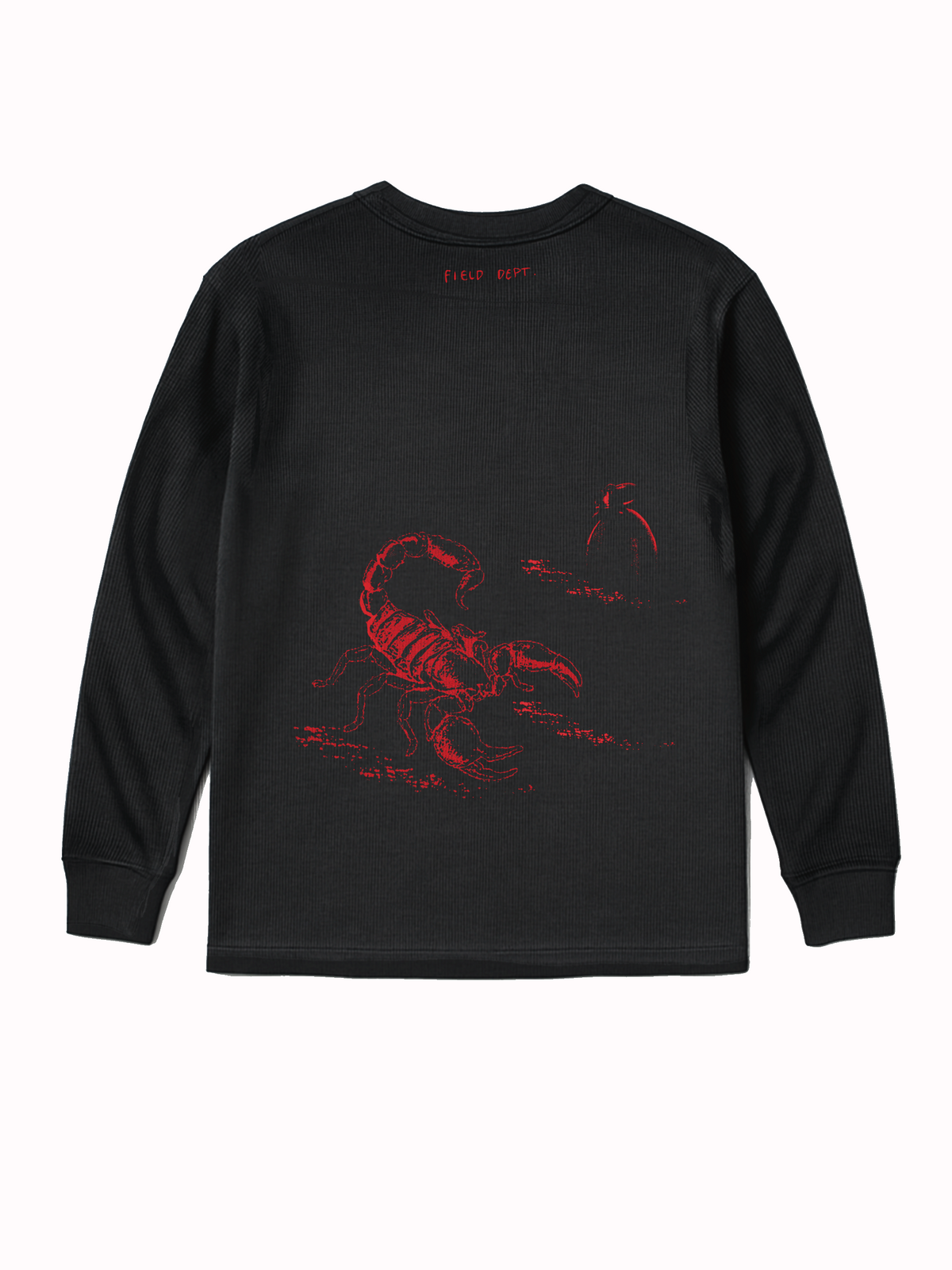LINES WAFFLE LONG SLEEVE SHIRT