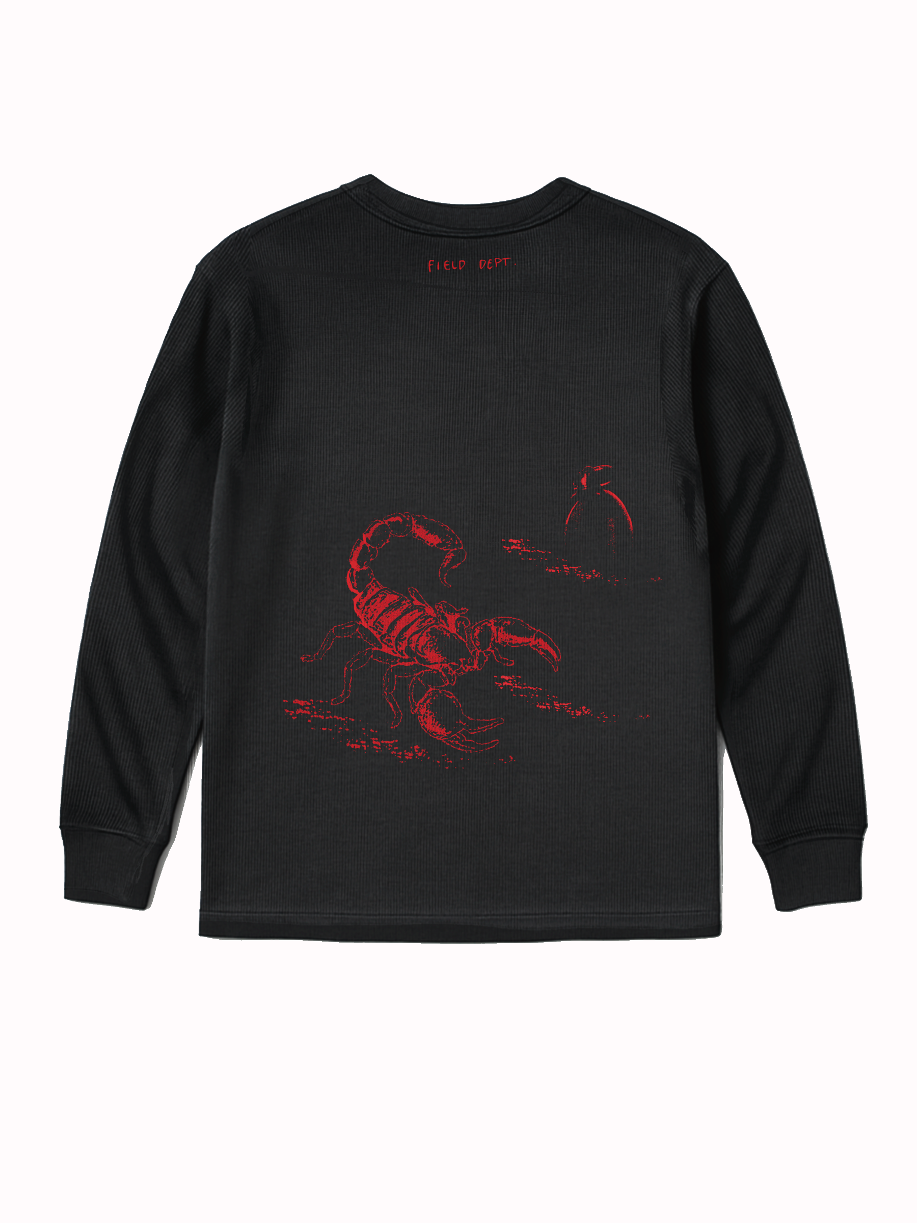 LINES WAFFLE LONG SLEEVE SHIRT