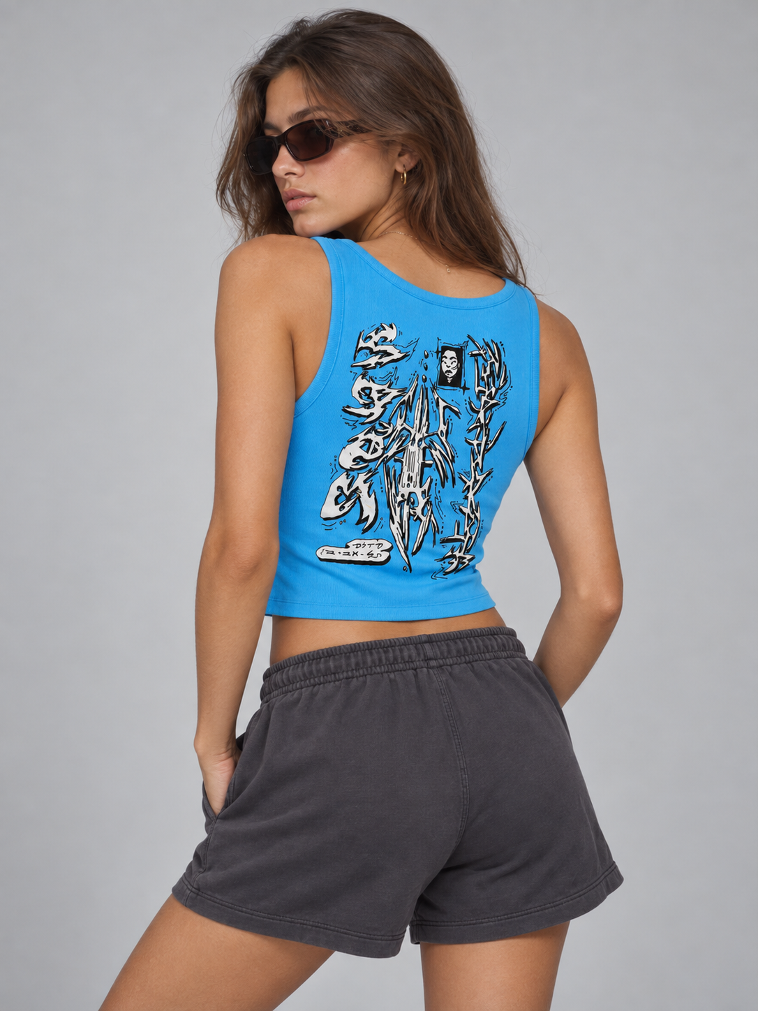 WOMEN BLUE SCREEN Tank Top