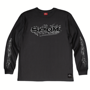 LINES WAFFLE LONG SLEEVE SHIRT