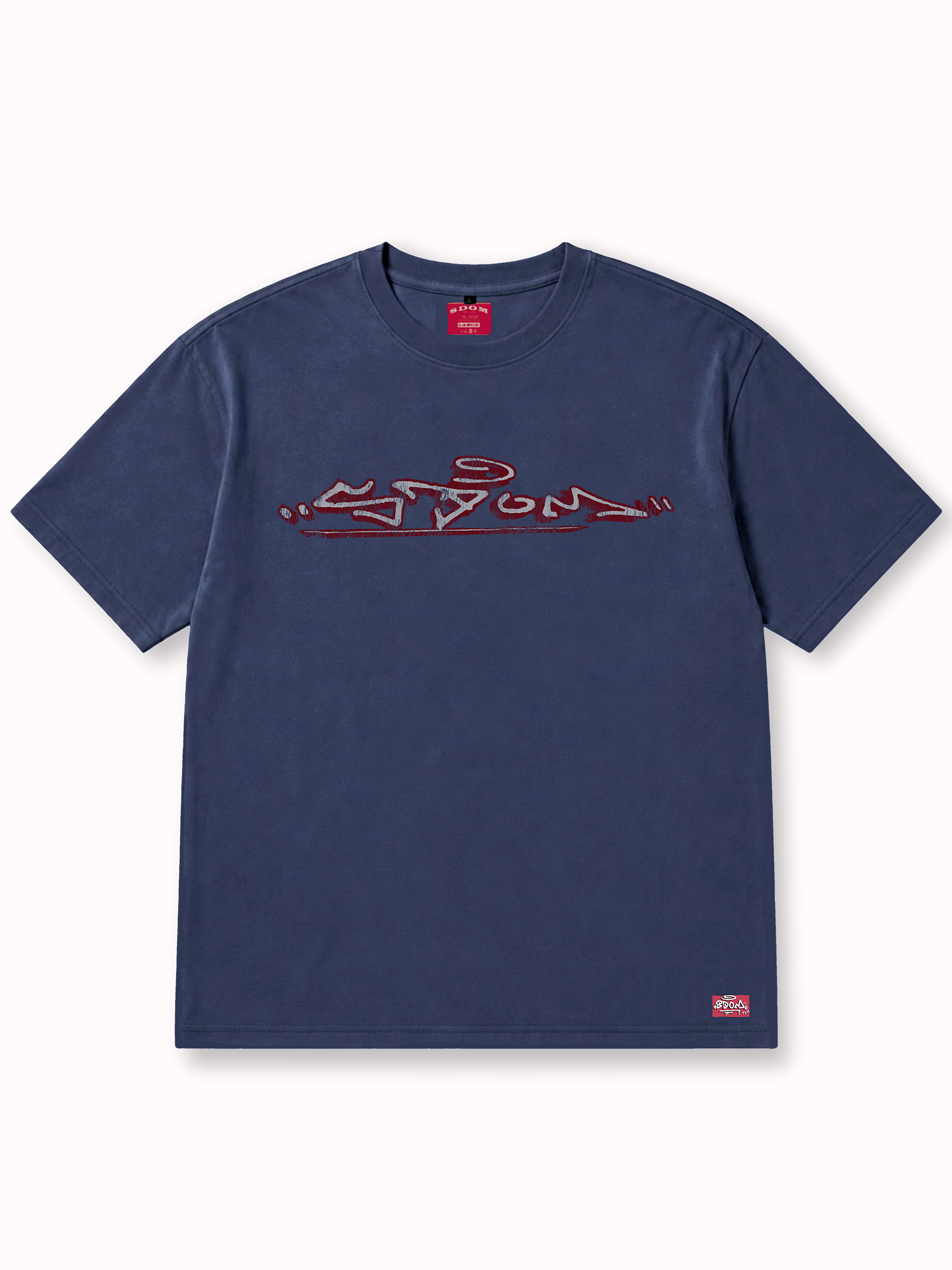 Sketches Blue Tee