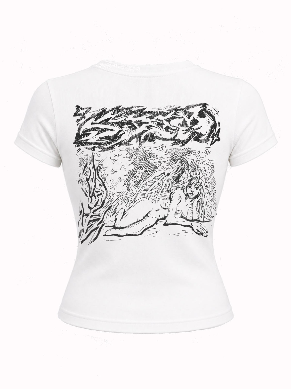 Lines Baby Tee